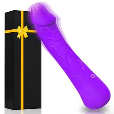 Coyoho Vibratoreper Donna Punto G Squirting Sex Toys Realistico Dildo Clidoride Uomo 10 Modalità Sexyshop Oggetti (viola)