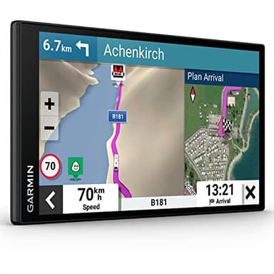 Garmin Camper 795 MT-D, Navigatore GPS per Camper e Caravan, Infotraffico DAB, Display da 7", Mappa Europa, Navigazione in base a dimensioni