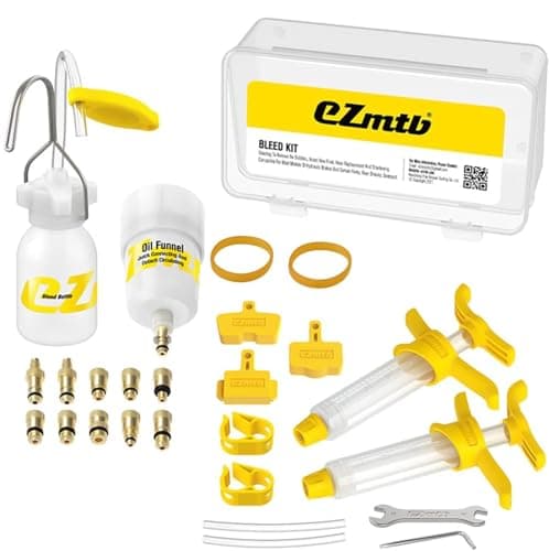 HQCM Kit di spurgo del Freno a Disco Idraulico per Kit di spurgo Idraulico della Bicicletta, Kit di spurgo del Freno della Bici per Shimano Tektro