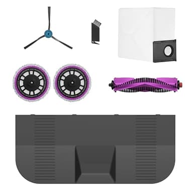 EUREKA J15 Pro Ultra Gruppo di Accessori: spazzola laterale*1, mocio*2, spazzola a rullo*1, hepa*1, sacchetto per polvere*1