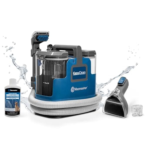 Vacmaster SCB0501 Washing Vacuum Cleaner, Carpet Cleaner, Upholstery Cleaner | for Sofa, Rug, Upholstery, Car | Wet Dry Vacuum Cleaner with Strong Suction Power, Blue