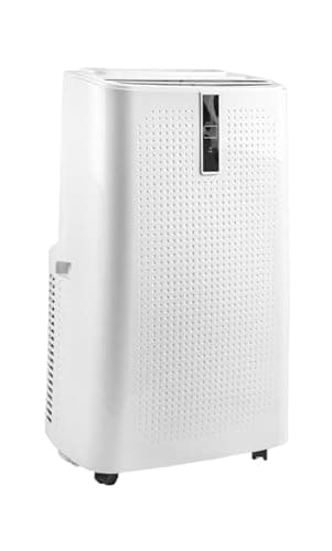 EVOLAR EVO-12000C - Climatizzatore portatile 12000 BTU 3 in 1, deumidificatore e ventilatore, classe energetica A, leggero, ruote, raffreddamento mobile appartamento e ufficio per stanza di circa 45