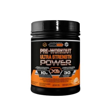 Healthy Fusion Pre workout potente | Energia, forza e aumento muscolare | Pre-allenamento con Beta Alanina, Creatina, Citrullina, Betaina, Arginina | Migliora le prestazioni sportiva | 300g Arancia