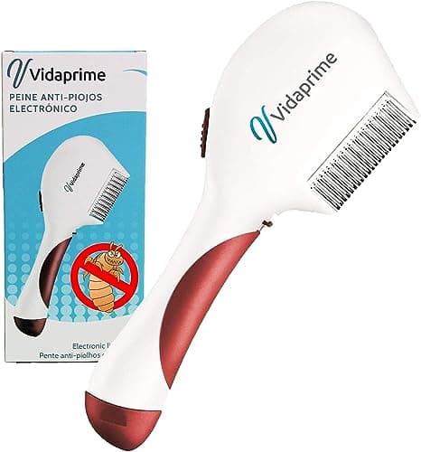 Vidaprime Pettine Elettrico - Elimina Pidocchi e Lendini Efficace - Sterminatore Professionale