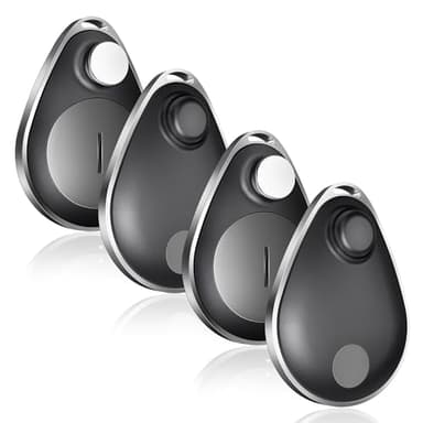 UtagPro, localizzatore GPS per bambini, confezione da 4, funziona con Apple Find My (solo iOS), impermeabile IP67, protezione della privacy, modalità smarrimento, tracker Bluetooth per bambini,