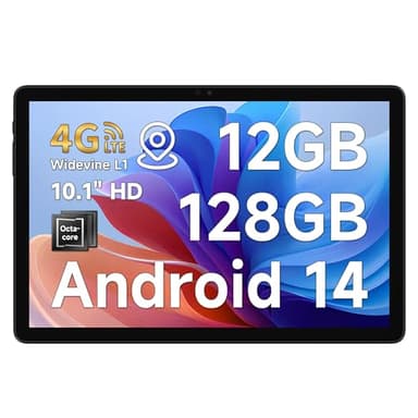 ALLDOCUBE iPlay 60S 4G Tablet, 10,1 pollici Android 14 con 2 altoparlanti, 12GB RAM 128GB ROM, Tablet PC Octa-Core HD 1280 * 800 Incell Display, Widevine L1, 4G LTE Dual SIM, 5 MP/8 MP, GPS, 6200 mAh