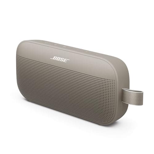Bose SoundLink Flex (2ª Gen) Diffusore Bluetooth portatile, diffusore portatile da esterno con audio ad alta fedeltà, fino a 12 ore di autonomia, impermeabile e a prova di polvere, Sabbia