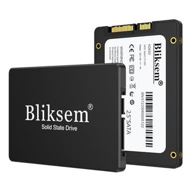 Bliksem SSD 256GB SATA III 6Gb/s 2.5" Unità a Stato Solido Interna, Velocità di Lettura fino a 550MB/sec, Compatibile con Laptop e PC Desktop KD650 (Nero 256GB)