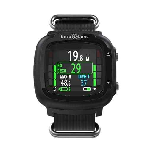 Aqualung i330R, Computer subacqueo,Bluetooth,display a colori ultra-luminoso e leggibile,interfaccia intuitiva,computer subacqueo Aqua lung con batteria ricaricabile, ottimale per immersioni subacquee