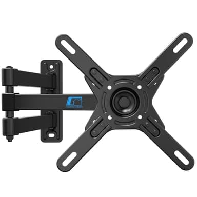 HOME VISION Supporto a Parete Per TV Full Motion, Rotazione Di 360°, Supporto TV Per TV a Schermo Piatto Da 17-42 Pollici, Supporto TV a Parete Per Monitor, VESA Max 200x200 mm, Fino a 15 kg
