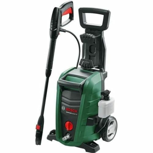 Bosch Idropulitrice UniversalAquatak 135, 2 ugelli, filtro per l’acqua, pistola ad alta pressione, tubo flessibile da 7 m, cavo da 5 m, potenza 1900 Watt, pressione: 135 bar, portata max.: 410 l/h