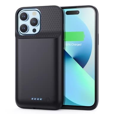 HETP Cover Batteria per iPhone 12 Pro Max/13 Pro Max/14 Pro Max/14 Plus (6,7"), 8600mAh Cover Ricaricabile Custodia Batteria Cover Caricabatterie Portatile Batteria Ricaricabile Estesa