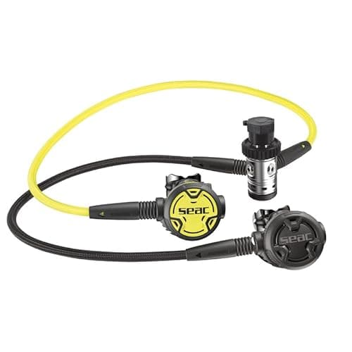 SEAC Set PX100, Erogatore e Octopus di Emergenza per Immersioni Subacquee, 230 DIN