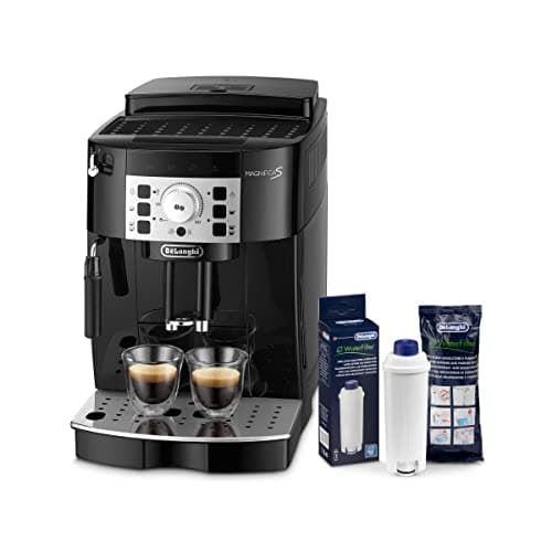 De'Longhi Perfetto Magnifica S ECAM22.110.B Macchina da Caffè in Grani o in Polvere, per Espresso e Cappuccino spegnimento automatico + DLSC002 Filtro Acqua, no calcare