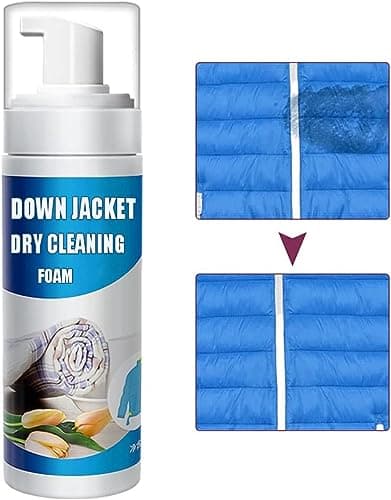 Spray Lavaggio a Secco,200ML Spray Lavaggio a Secco Vestiti, Spray Detergente Senza Risciacquo, Smacchiatore per Lavaggio a Secco, Spray Lavaggio a Secco Tessuti, per Vestiti,Tessuto,Piumino