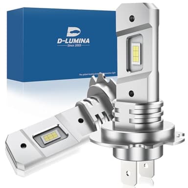 D-Lumina Lampadina H7 LED Canbus 100W 16000LM,6500K 300% Brillante,1:1 Design di Ricambio Lampada Alogena