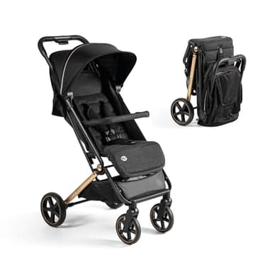 MS Keo Passeggino - Passeggino, Ultraleggero e Compatto - Fino a 22 Kg, Capottina Allungabile e Pieghevole tipo Libro