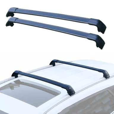 JWJVG Barre Portatutto per Toyota CH-R all Yeras,Portapacchi Portatutto da Tetto Accessori per Viaggio e Trasporto,A/Black