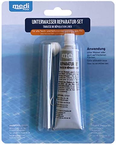 unterwasserrepa ratur di set di Pool Master – Speciale di colla sotto l' acqua (KIT RIPARAZIONE) – Sotto l' acqua – Kit di riparazione per Pool – piscina – innenhuele – Schermo riparazione