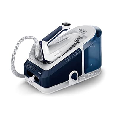 Braun CareStyle7 PRO IS7282BL Ferro da stiro a Caldaia con 5 Anni di Assistenza, Vapore 600g/min, Spegnimento Automatico, MODALITA' ECOMODE, Sistema Blocco Ferro, Serbatoio Removibile 2L, Blu