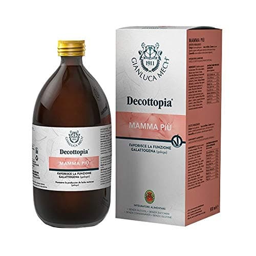 Gianluca Mech - Mamma Più, Integratore Alimentare da 500 ml, Favorisce la Produzione di Latte Materno Senza Alterare il Sapore, con Galega, Vegan