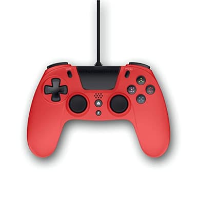 Gioteck Vx-4 Wired Controller (Sony PS4) - Rosso Controller Play 4, Controller Gamepad Joystick Per PlayStation 4 Controller di Gioco con filo Joypad del Dualshock Per PS4 Slim/Pro - PlayStation 4