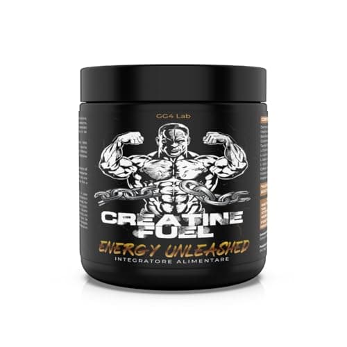 GG4Lab Pre Workout Potente Beta Alanina in Polvere 300g Preworkout Forte Energia e Massa Muscolare con Creatina Caffeina Citrullina per Palestra Sport Made in Italy