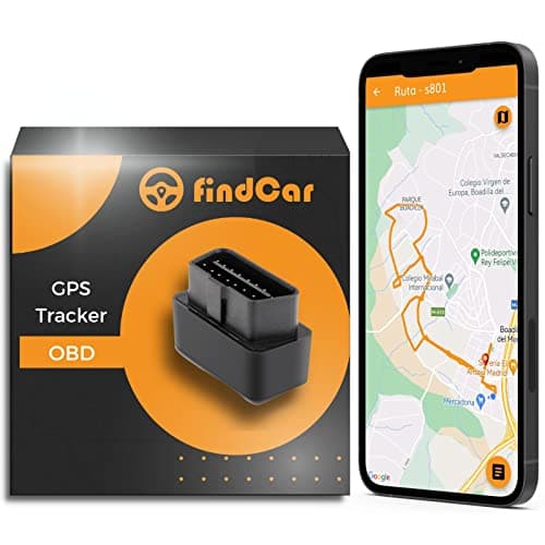 findCar OBD - Localizzatore GPS per auto, moto e altri veicoli| Installazione semplice | Posizione in tempo reale | Localizzatore GPS per auto (OBD 2G)