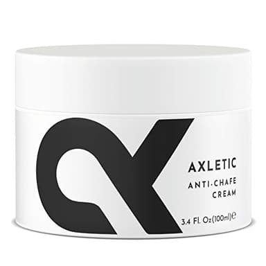 AXLETIC Crema Antisfregamento Cosce, 100ml - Lenitiva ed Idratante - Resistente ad Acqua e Sudore - Protettiva per Donna e Uomo - per Sportivi, Ciclisti, Corridori