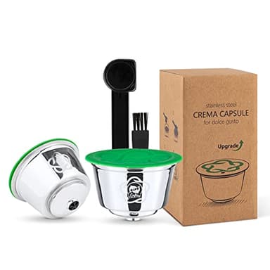 i Cafilas per 2pcs Dolce Gusto Capsule ricaricabili riutilizzabili, , Filtro in Acciaio Inox