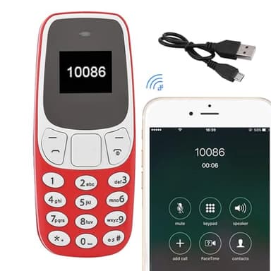 Générique Senior Phone, Travel-Friendly Mobile, User-Friendly Design, Lightweight Mobile Phone, Mobile Phone Adulti Compatto Mobile Device, for Kid, Senior, Adulti per la casa, Traveling