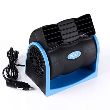 Ventilatore da Tavolo Per Auto Portatili, Riloer Condizionatore Per Camper a 12V, Mini Condizionatore d'Aria Auto, Dispositivo di Raffreddamento del Condizionatore, Ventola Senza Pale, Nessun Rumore