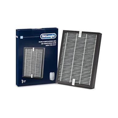 De’Longhi De'Longhi Set di filtri per purificatore d'aria tipo Hepa (E12) filtro con carbone attivo, compatibile con deumidificatore Tasciugo AriaDry DDSX220WF, DLSA011