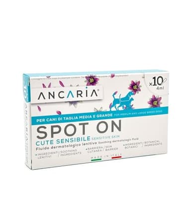 ANCARIA Spot-on Cani Taglia Medio Grande 10 Pipette x 4 ml