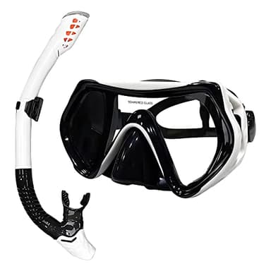 Maschera da snorkeling Dry Snorkel Set Maschere per Immersioni per Adulti - Anti-Fog Panoramica Vista Chiara Pacchetti Snorkeling e Attrezzatura Subacquea