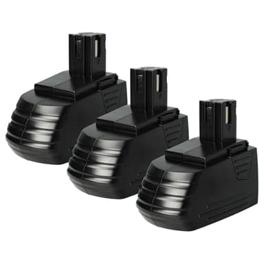 vhbw 3x batteria compatibile con Hilti SFL 12/15 Flashlight, SID 121-A, SF121-A utensile elettrico (3000 mAh, NiMH, 12 V) - Sostituisce SFB121, SFB126, SFB126A