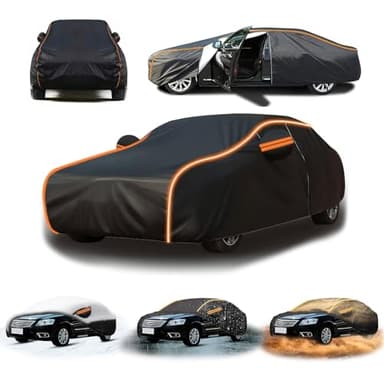 Telo Auto Per Alfa Romeo Giulietta,Telo Copriauto Antigrandine,Copriauto Da Esterno,Impermeabile Traspirante Antivento Antipolvere,Con Cordino Antivento q112we