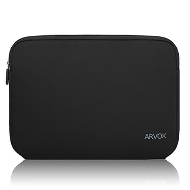 ARVOK 13 13,3 14 Pollici Sleeve per Laptop per MacBook Pro 14 2021/Impermeabile Custodia PC/Computer Borsa da Trasporto Custodia Cover per HP/Dell/Lenovo/Asus/Acer, Nero