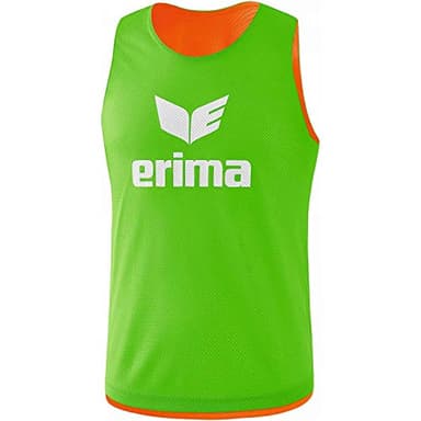 Erima Reversibile, Pettorina Allenamento Unisex-Adulto, Orange/Green, L