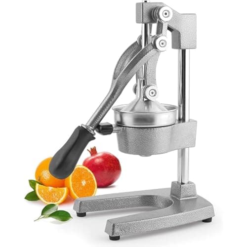 H&h spremimelograno leva professionale in metallo grigio cm29x40