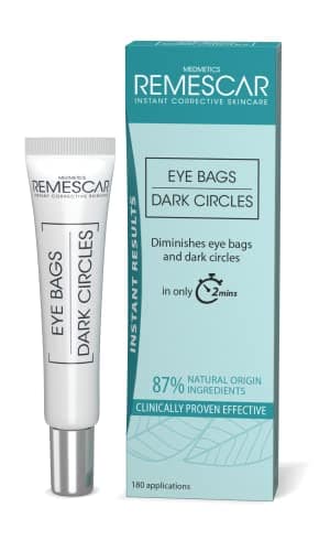 Remescar Crema Borse e Occhiaie 8ml – Trattamento Istantaneo Contorno Occhi per Borse e Occhiaie – Crema Defaticante Uomo Donna con 180 Applicazioni