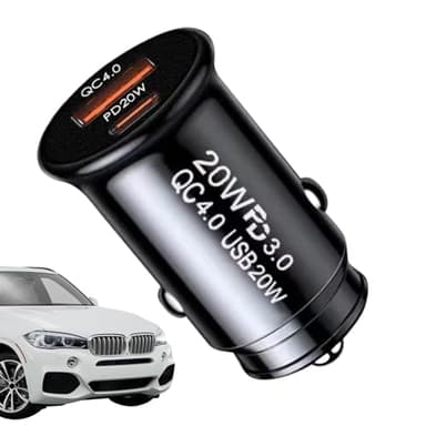 Caricabatteria Per Auto USB Tipo C, Presa Di Ricarica Per Auto Doppia Porta PD20W, Accessori Per Auto, Testa Di Caricatore Per Cellulari, Tablet, Macchina Fotografica, Console Di Gioco, Com