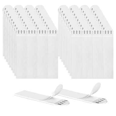 36 Coppie Appendi Quadri Senza Chiodi, Adesivi Per Quadri da Appendere, 10 x 2cm Adesivi Quadri Muro, Attaccare Quadri Senza Chiodi per cornici, Orologi da Parete, Specchi da Parete e Altro Ancora