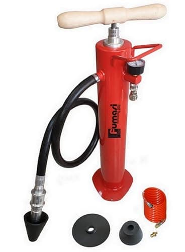GASFRIGO - Pompa disostruente per scarichi - 8 bar - con due tamponi e spirale full optional - made in Italy