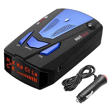 Riloer auto 16 bande V7 360 gradi GPS velocità sicura anti radar rivelatore laser allarme vocale