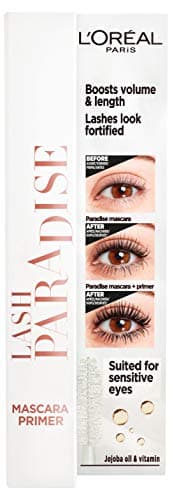 L'Oréal Paris Primer per mascara, per lunghezza, volume e lunga tenuta del mascara, Lash Paradise Primer, trasparente, 7, 2 ml