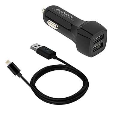 ZLONXUN Caricabatterie Auto Compatible with iPhone 13 12 11 Pro XR XS MAX SE 8 7 6 6S Plus