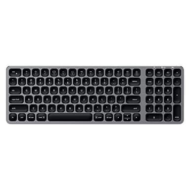 Satechi Tastiera wireless retroilluminata compatta – Bluetooth 5.0 wireless e sincronizzazione multi-dispositivo – per MacBook Pro, MacBook Air, iPad Pro, iMac e altro ancora