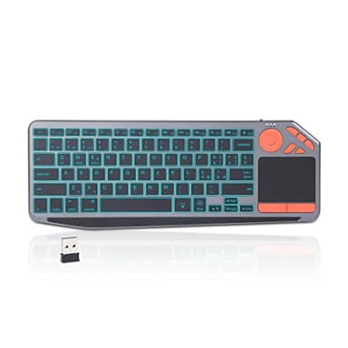 KOOCHUWAH Wireless Bluetooth Tastiera con Mouse Touchpad e Retroilluminazione LED, Tablet Tastiera Italiano QWERTY Compatibile Con PC Tablet iPad Smart TV Box Smartphone Windows Android iOS