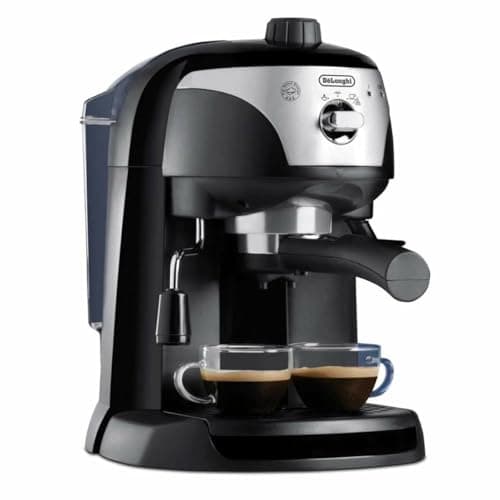 De'Longhi EC221.B macchina per caffè espresso con pompa in Acciaio inoxidabile, 1100W, 1L, nero